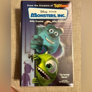Disney Pixar Monsters, Inc VHS Tape